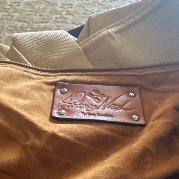 Patrica Nash Elegant Black Studded Tote Bag - Picture 7 of 11